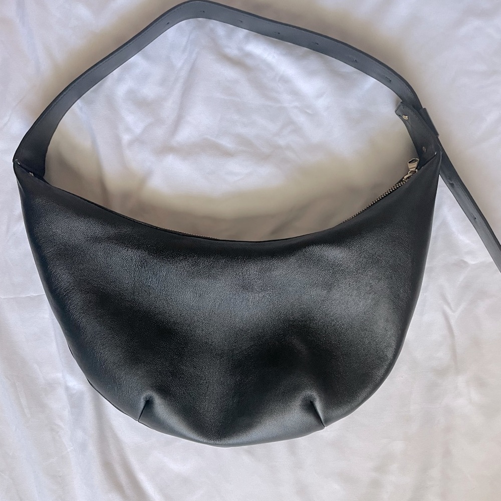 Mid Size Curved Shoulder Bag